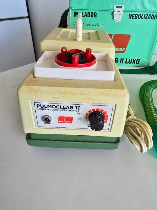 NEBULIZADOR/INALADOR - PULMOCLEAR II - LUXO ULTRASSÔNICO À QUARTZO - BIVOLT 110/220 V  - Foto 2