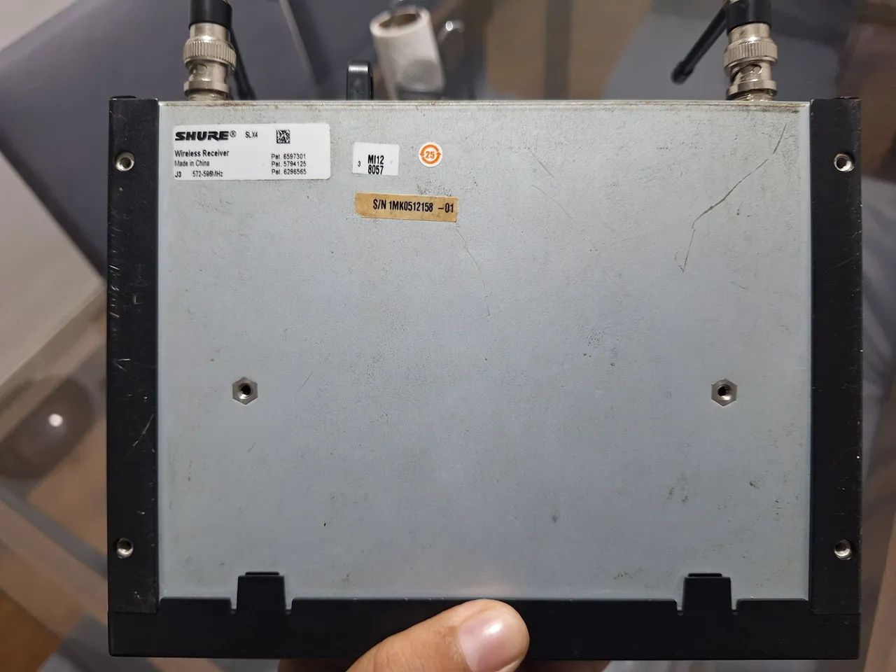 Microfone Sem Fio Shure SLX4 - Beta SM58 - Foto 3