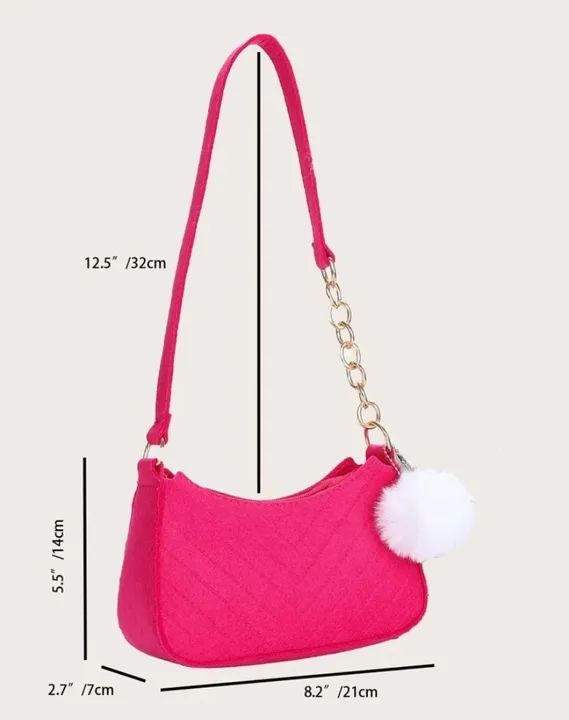 Bolsa Rosa Pink de Ombro - Foto 2