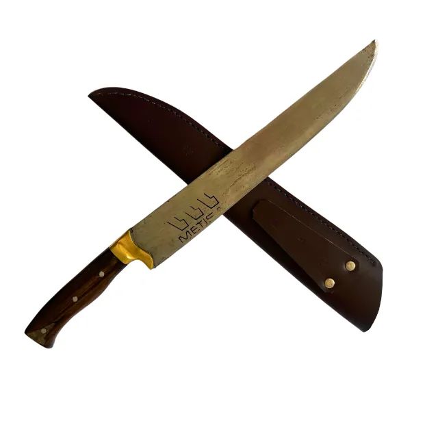 Faca Para Churrasco De Disco De Arado Antigo Metisa - Foto 3