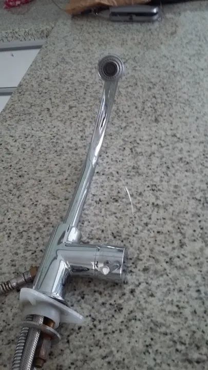Torneira Monocomando Cozinha Flexível Gourmet Metal - Foto 2