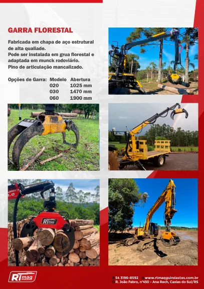 Garra Florestal 0.21 / 0.30 e 0.60