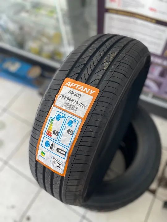 2 PNEUS NOVOS 195/60/R15 APTANY (instalação gratuita) - Foto 2