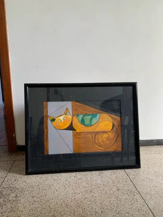 Quadro gatinho 