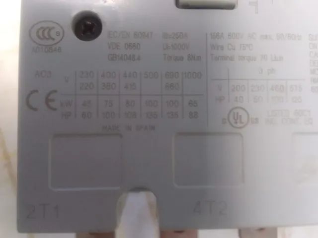 Contator Marca Ge Mod. Ck75ca300bob. 220vac 45kv  - Foto 3