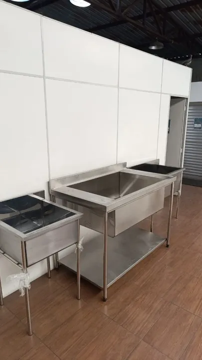 Tanque inox para cozinha industrial