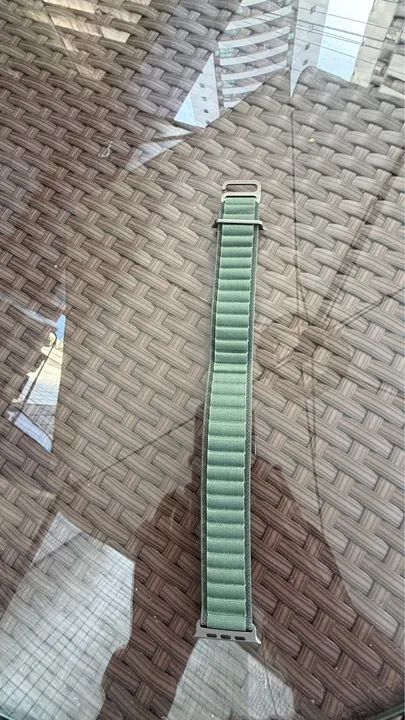 Pulseira Apple Loop Alpina Verde L Ultra - Foto 5