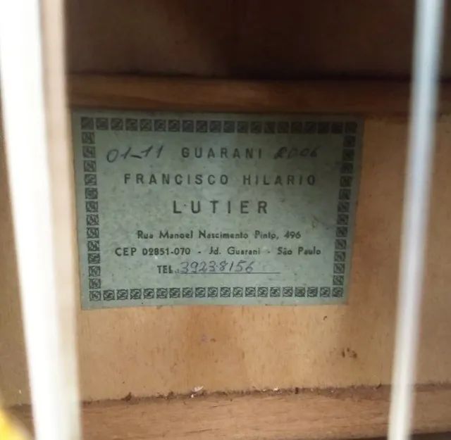Violão 12 cordas Guarani Francisco hilario Luther 2006 - Foto 2