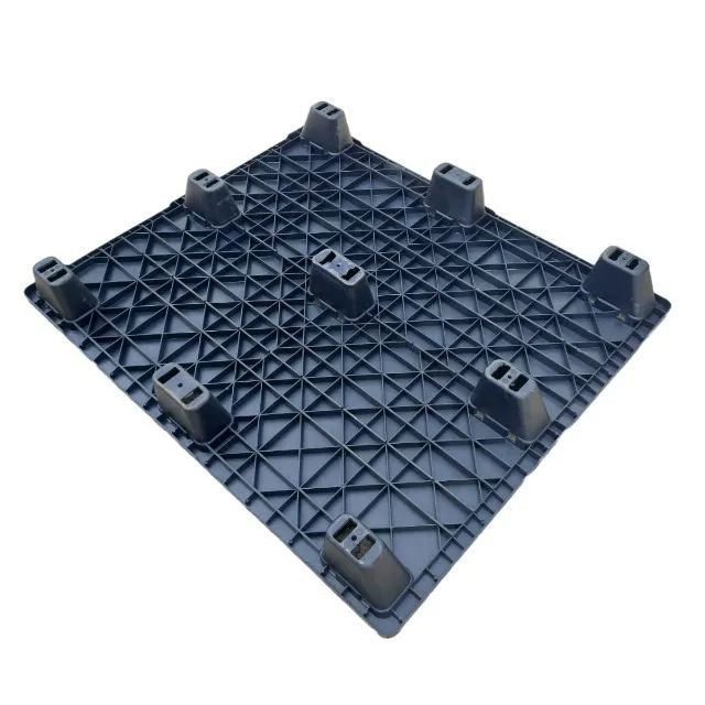 Pallet Plástico liso 1,20 x 1,00 de Exportação Preto - Foto 4