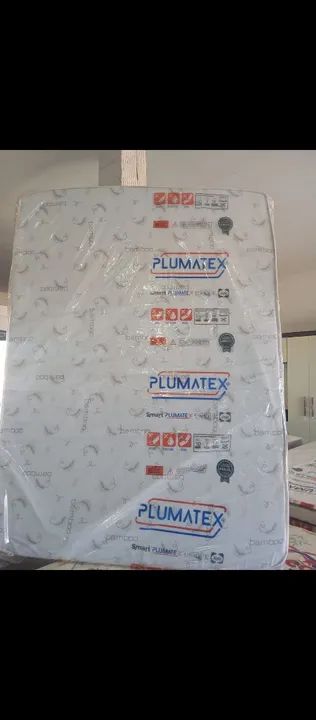 COLCHÃO DE CASAL NOVO ESPUMA SELADA 