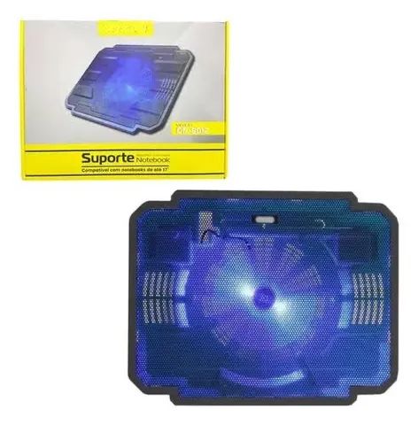 Suporte Base P/ Notebook Até 17' Polegadas C/ Cooler