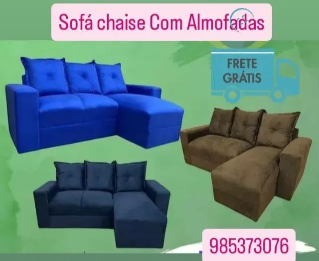 Promoção de Sofá Chaise em vários modelos ! Aproveite 