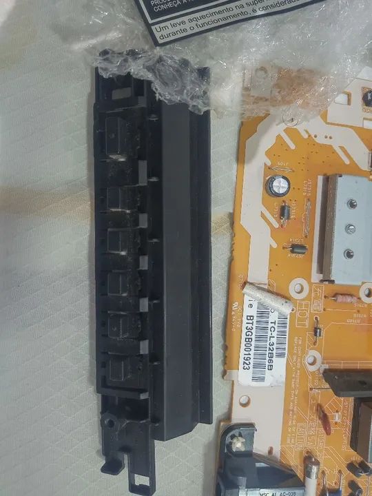 Placa fonte e teclado seletor tv l32b6b l32xxxx - Foto 4