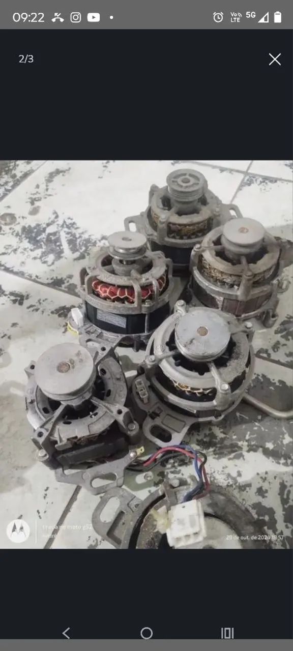 Motores de máquinas de lavar roupas diversos modelos Brastemp e Consul e Electrolux  - Foto 3