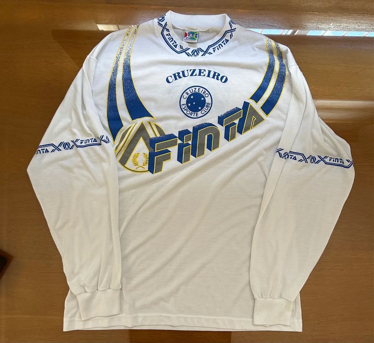 Camisa Treino Cruzeiro Finta manga longa