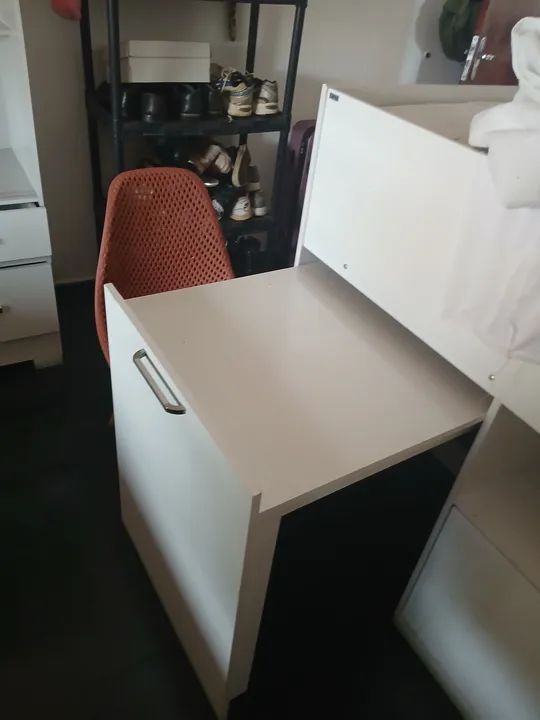 Cama Multifuncao Mobly em ótimo estado com colchão de mola ensacada Shifman - Foto 3