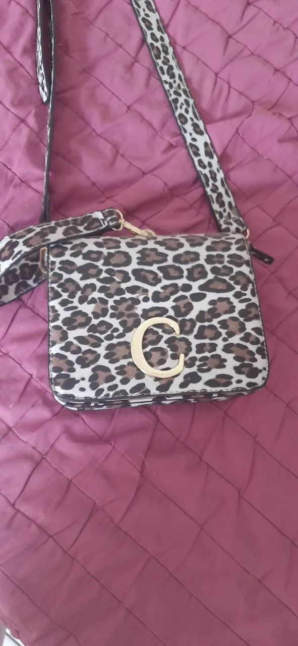 Bolsa de Ombro Feminina C Animal Print