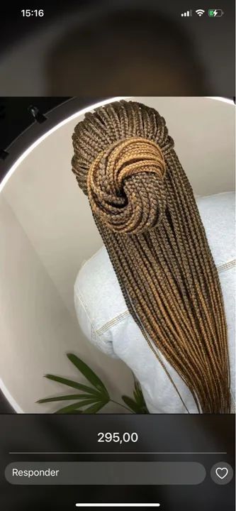 Tranças Box Braids Coloridas - Foto 3