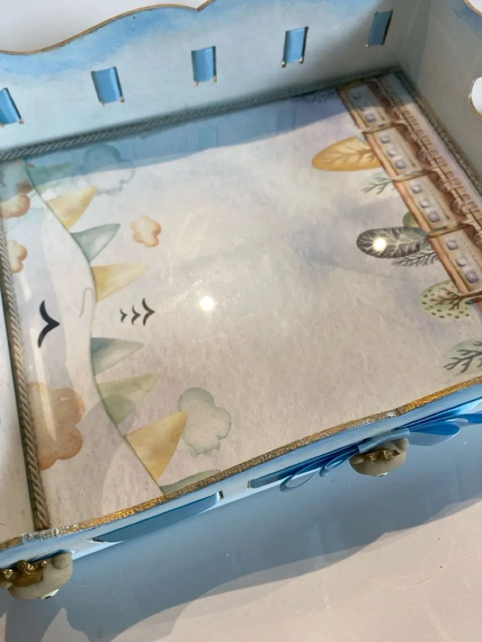 Caixa organizadora para quarto de bebê(menino) - Foto 2