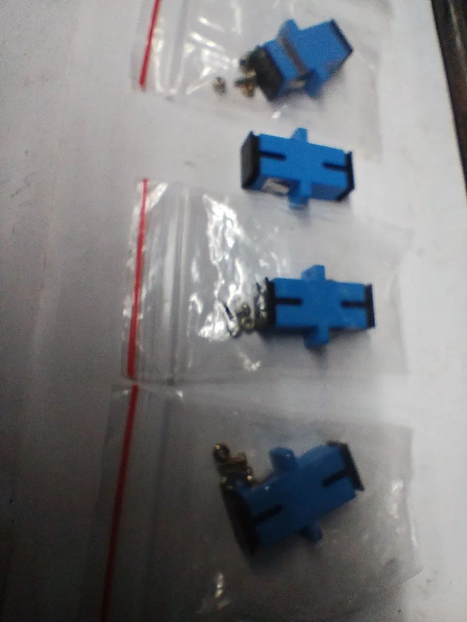 Acoplador Ótico Sc/pc Sx - Sm (100Unid) Adaptador Com Aba<br> - Foto 5