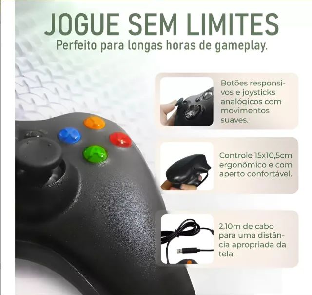 Controle Xbox 360 - Foto 4