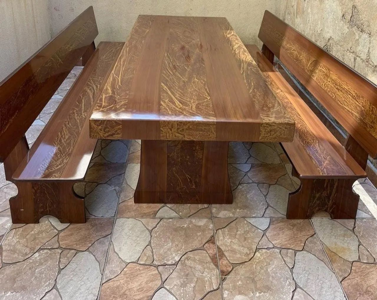 Mesas Artesanal de Ardósia - Design Único ! 