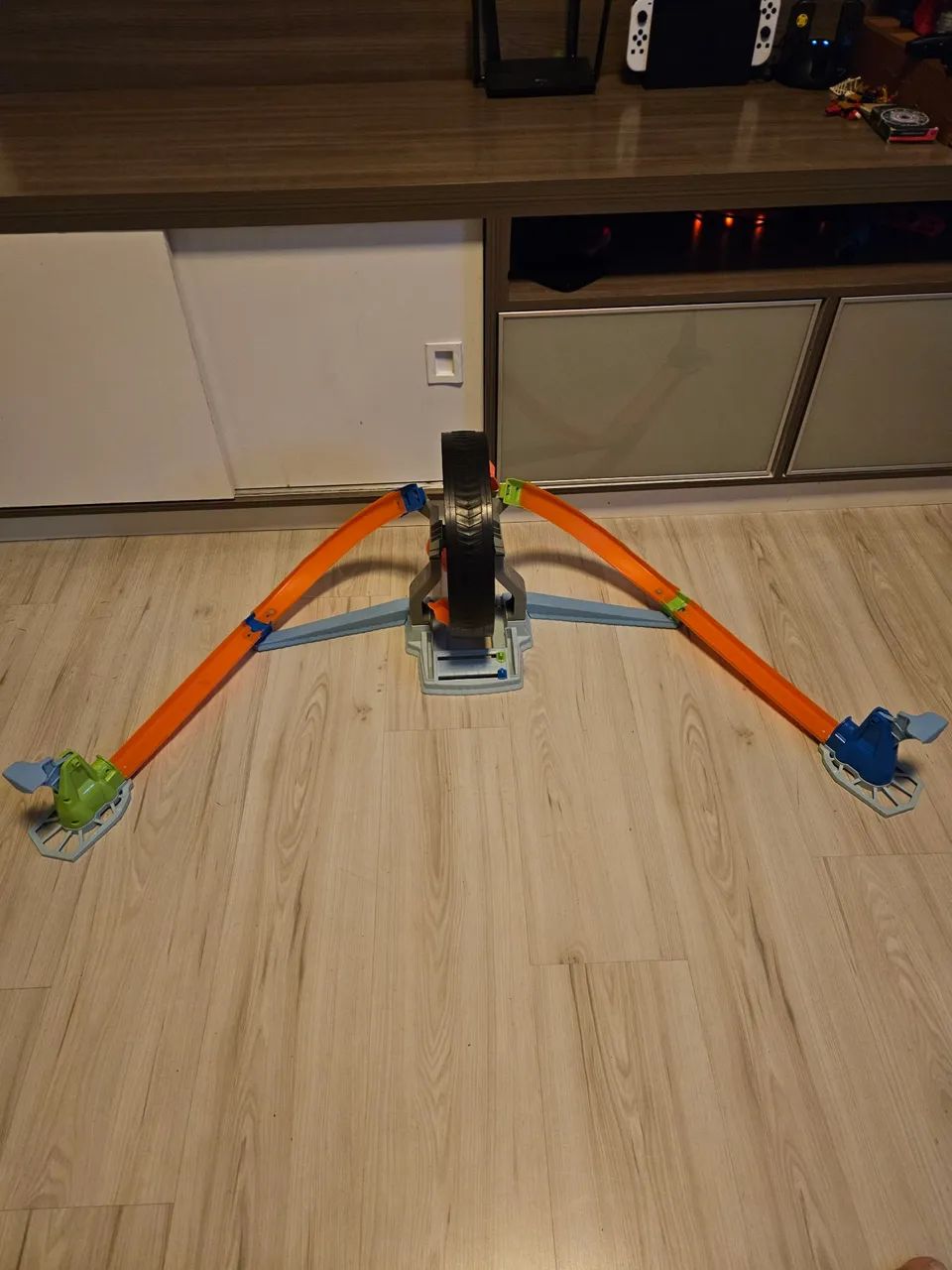 Pista hot wheels spinwhell chalenge - Foto 2