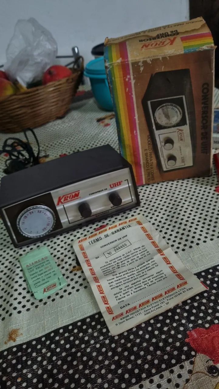 Conversor de uhf kron Raridade estado de Novo impecável 1954   - Foto 2