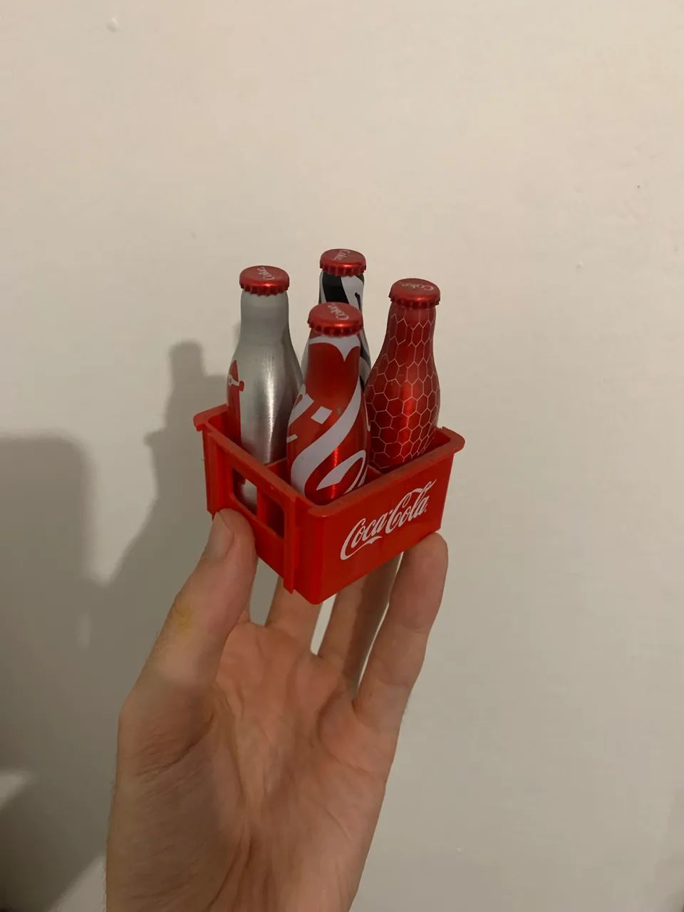 Garrafinhas Da Coca com Engradado Mini