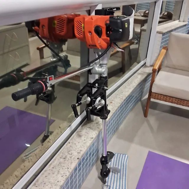 Motor de Popa 3hp 2 tempos 65CC - Foto 5