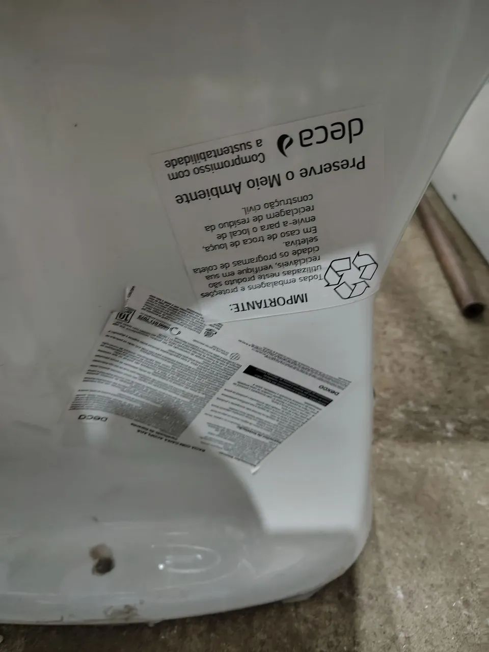 kit vaso caixa e assento Ravena Deca  - Foto 5