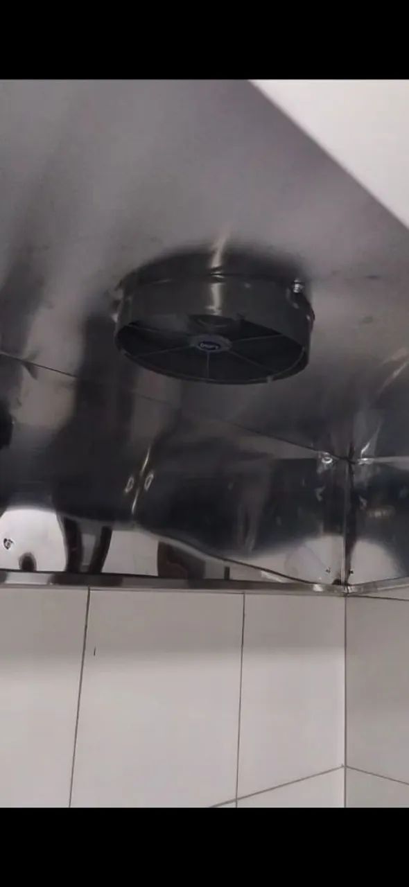 Coifa inox + exaustor e dutos - Foto 4