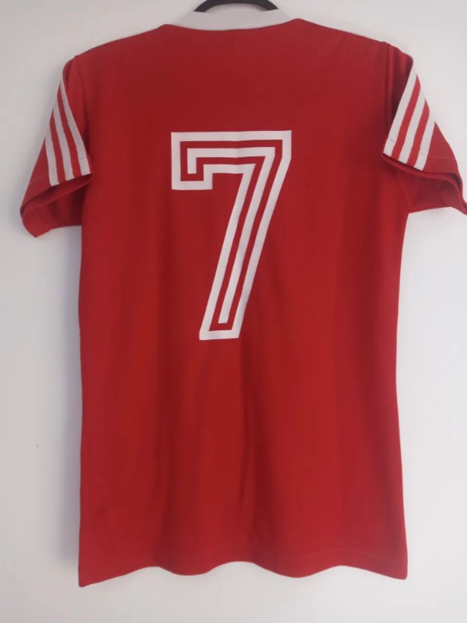 Camisa Bayern Munich Mundial Clubes 1976 #7 Rummenigge Jogo Certificada