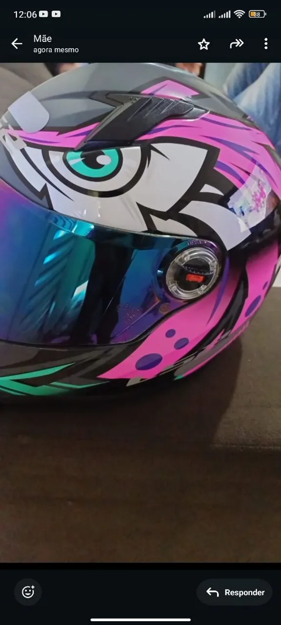 Capacete de Moto Design Exclusivo