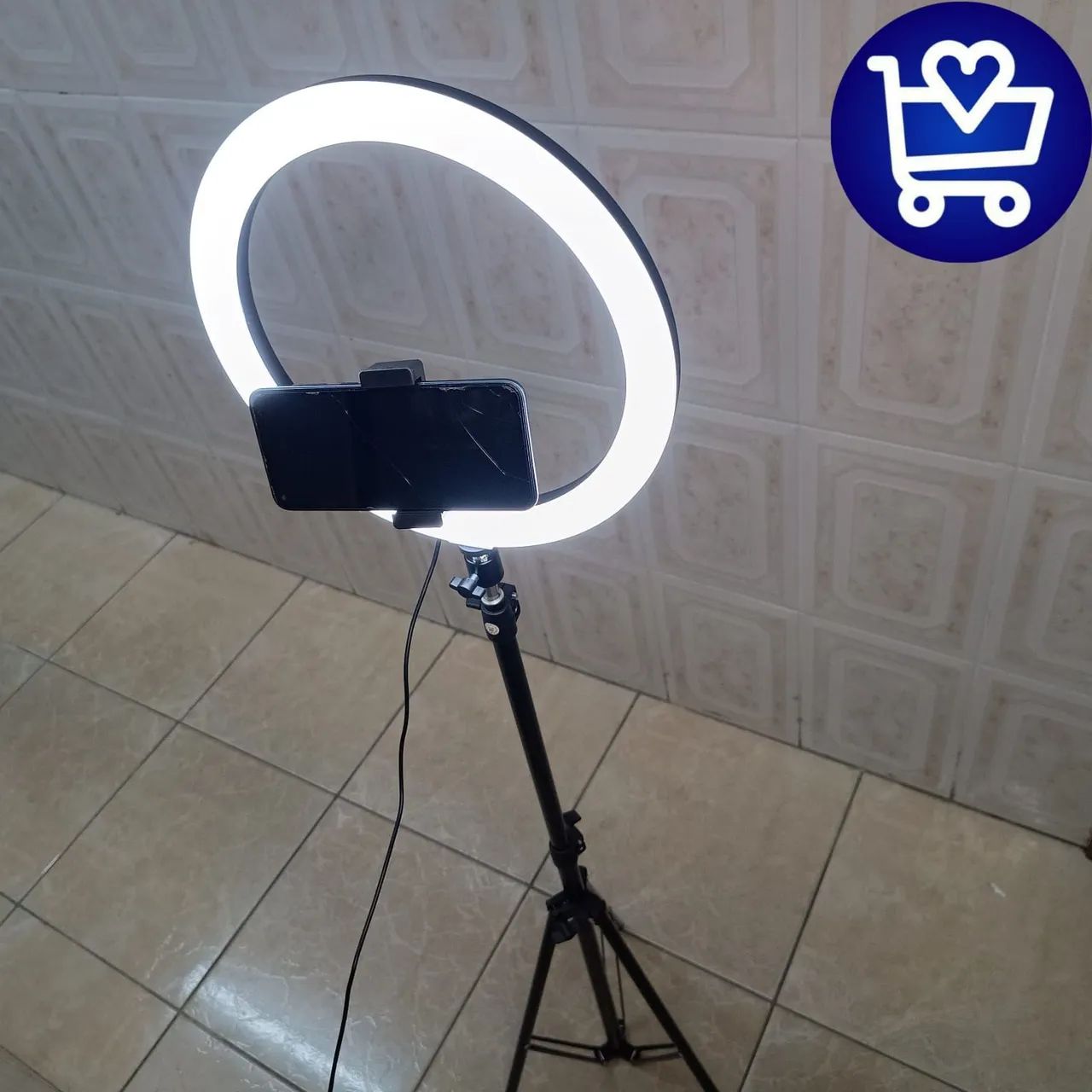 Ring Light para Celular com Tripé (entrega grátis) - Foto 3