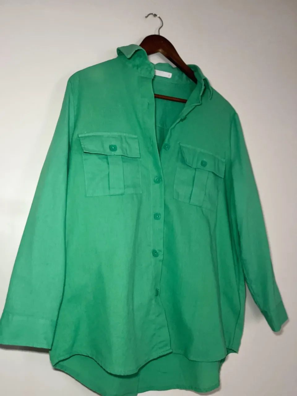 Camisa verde alfaiataria  - Foto 3