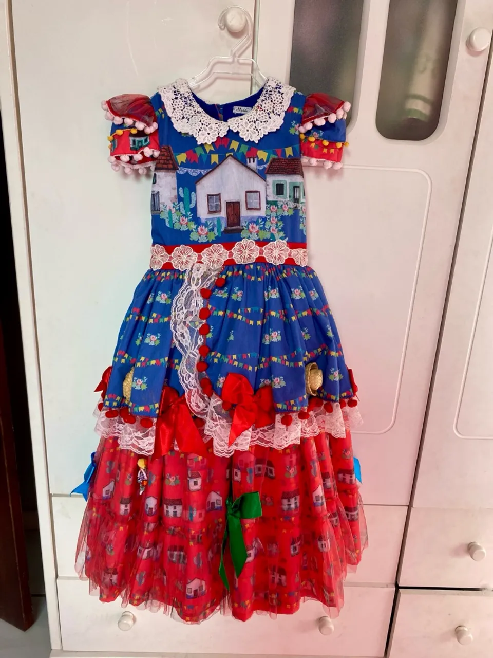 Lindo Vestido Festa Junina Infantil