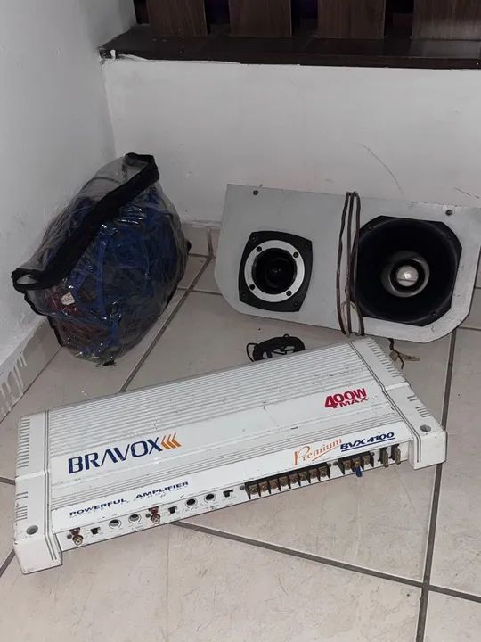 Bravox bvx4100 corneta de brinde aceito proposta