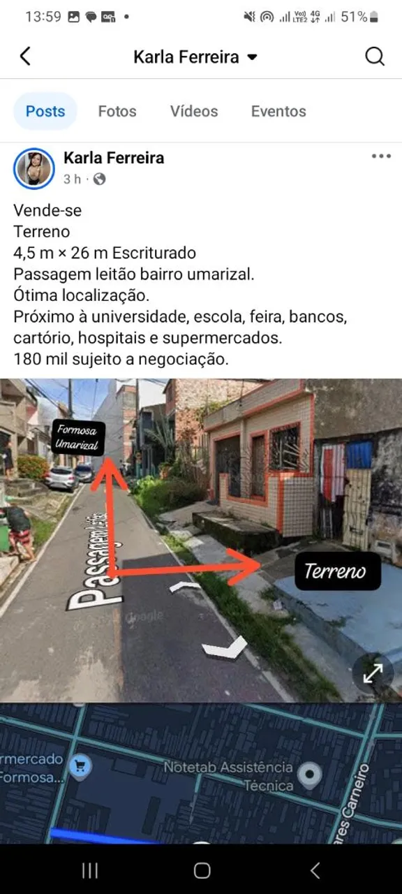 Vende-se Terreno.