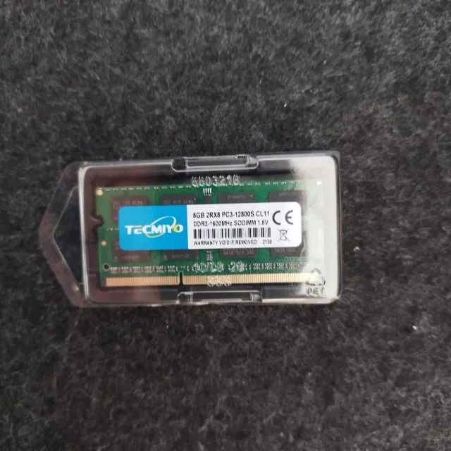 Memoria DDR3 8gb Tecmiyo 1600MHz Para Notebook