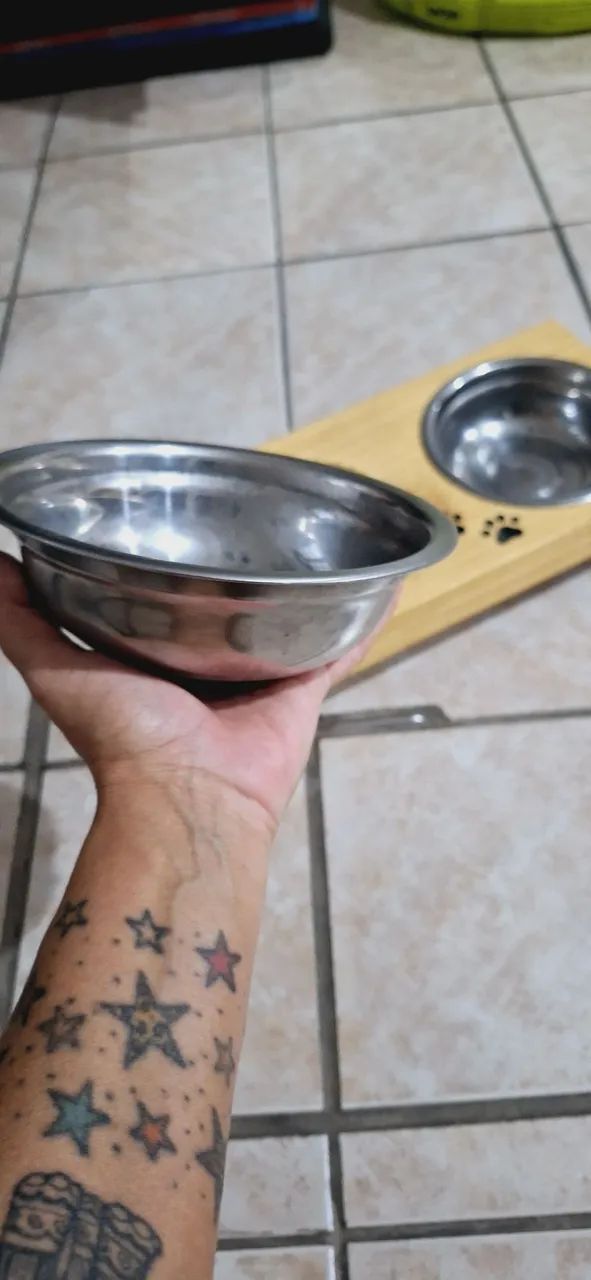 Comedouro e  bebedouro para  cães  pequenos ou  gatos - Foto 4