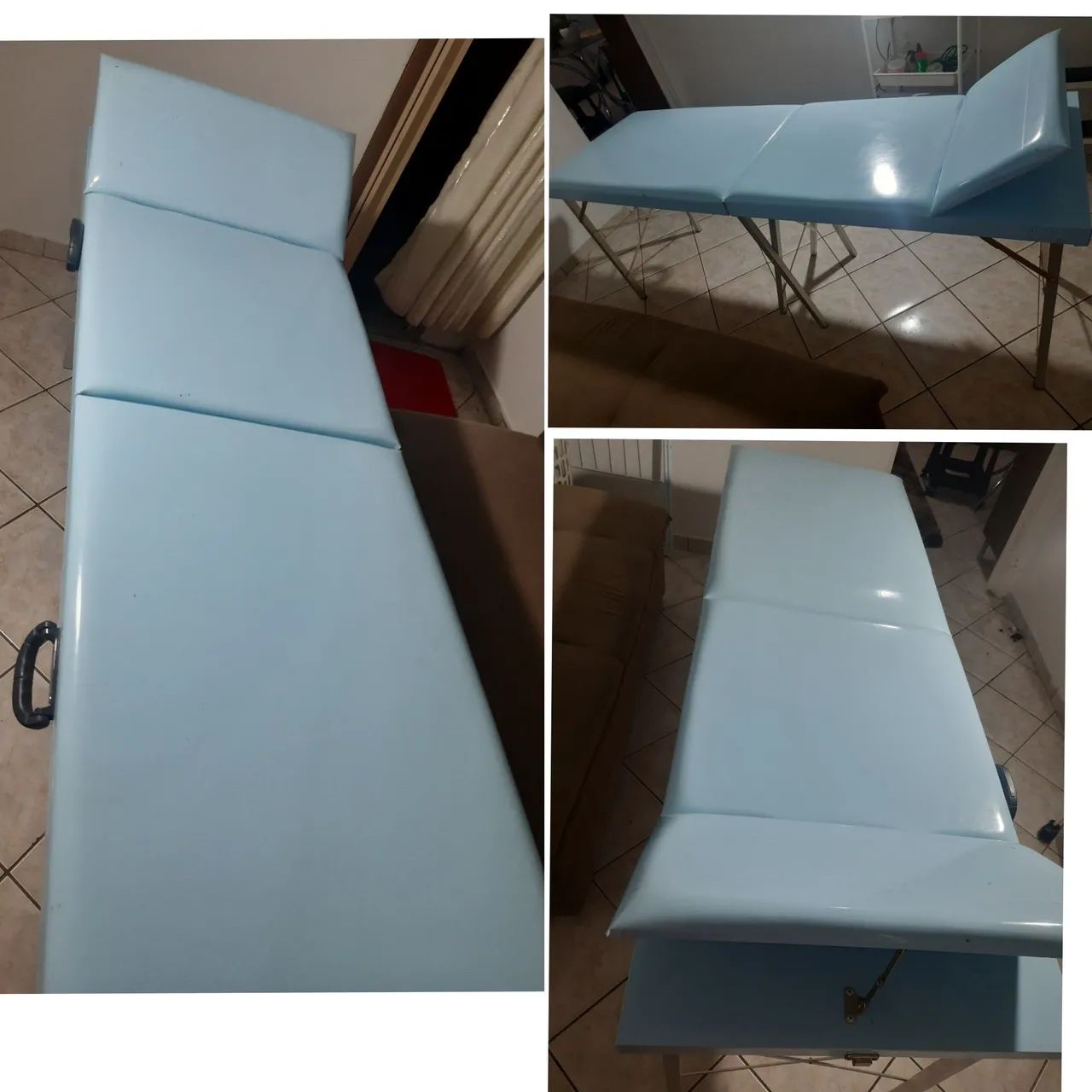 Maca Dobrável Tipo Maleta - Azul - Foto 2