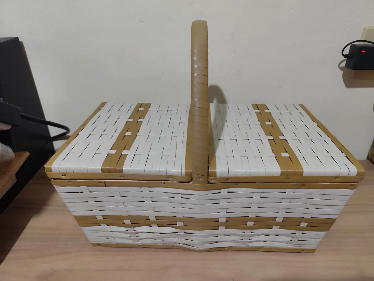 Cesta de Piquenique nova, tamanho grande  - Foto 2