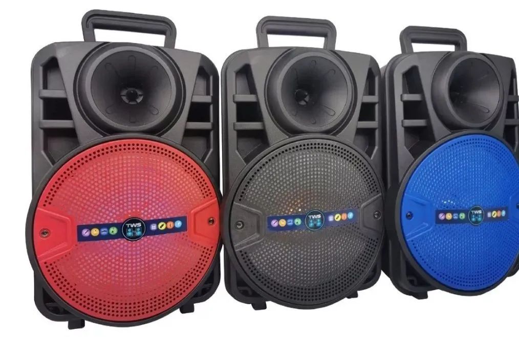 Super Caixa de som potente amplificada 2000w com microfone Bluetooth Rádio Pendrive  - Foto 3