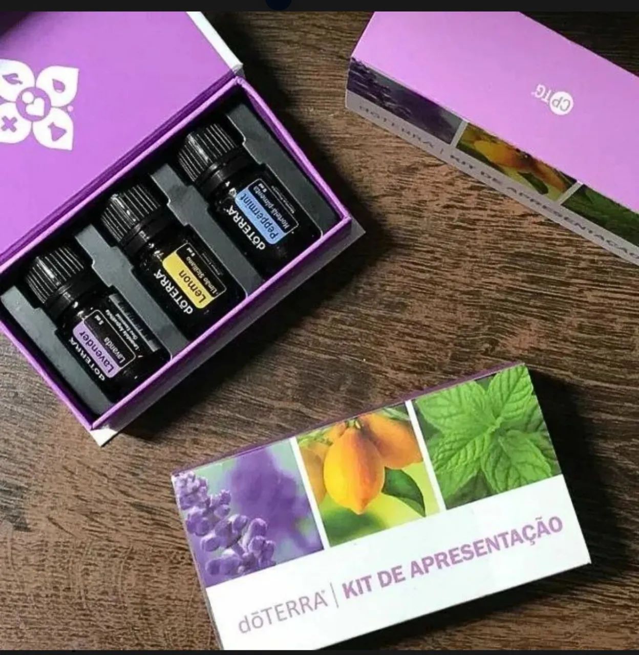 Doterra Kit Apresentação 3 Óleos Peppermint Lavanda E Lemon 5ml - Foto 2
