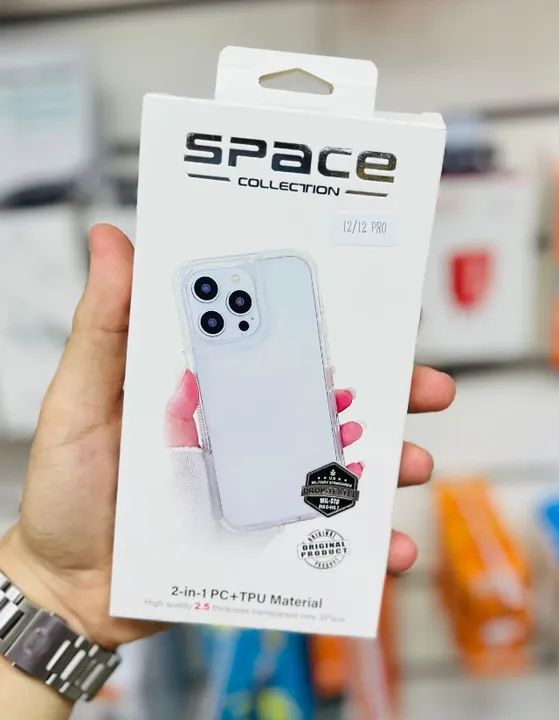 Capa Iphone 12 e 12 Pro Space Transparente 