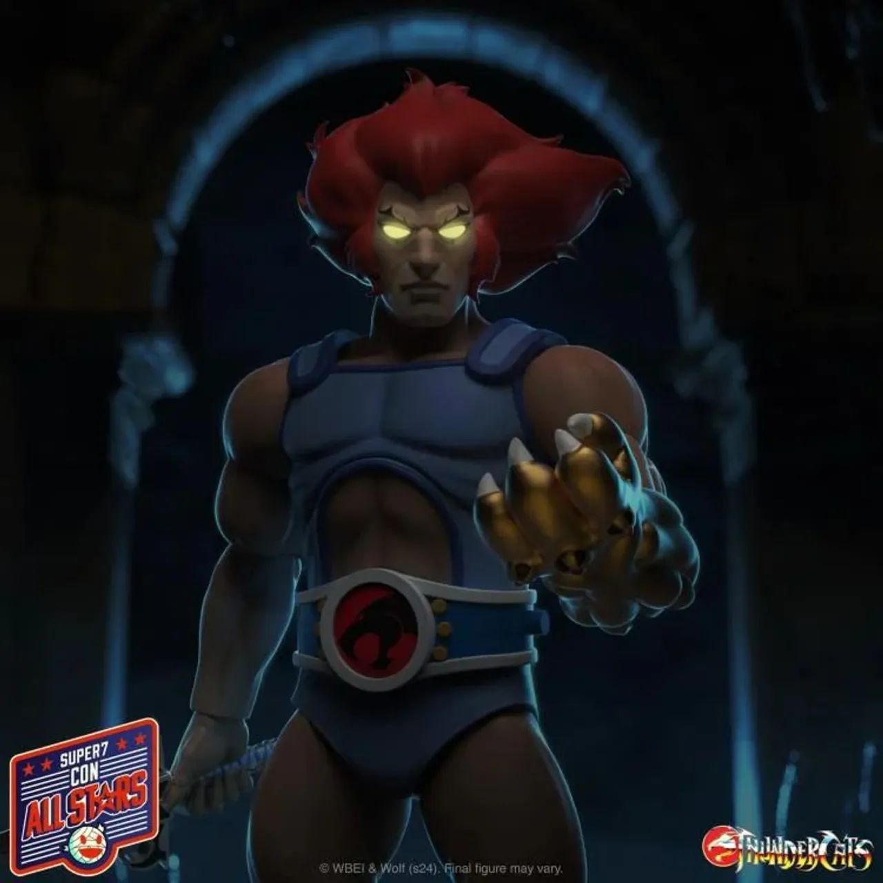 ThunderCats ULTIMATES! Lion-O (LED Eyes) Super7 Ascende olhos - Foto 3