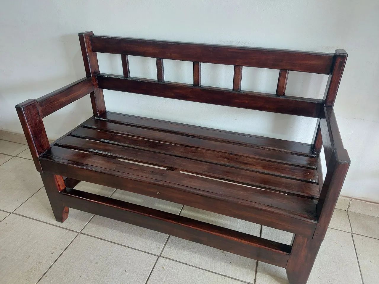 Banco Rústico de Madeira