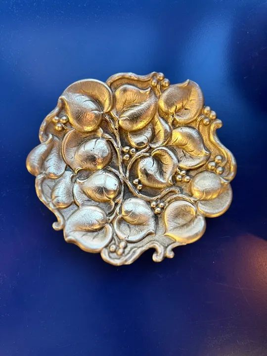 Cinzeiro em bronze maciço- Art Nouveau - Foto 4