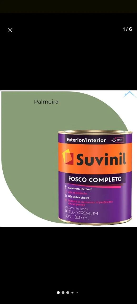 Tinta Suvinil Toque Fosco 3,2l - Foto 2